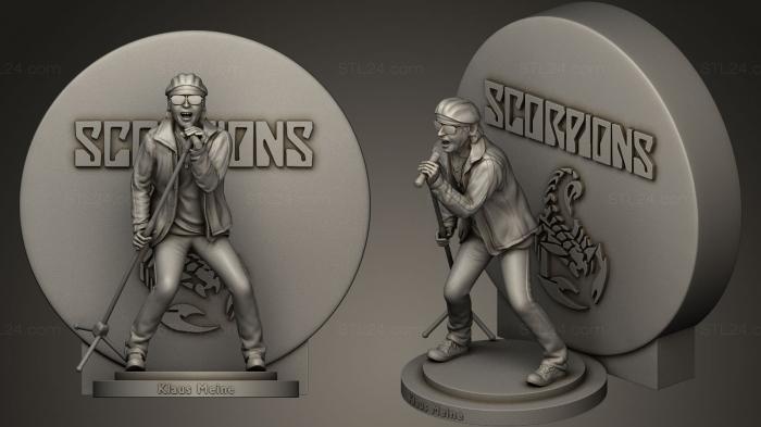 Statues of famous people (Klaus Meine, STKC_0056) 3D models for cnc